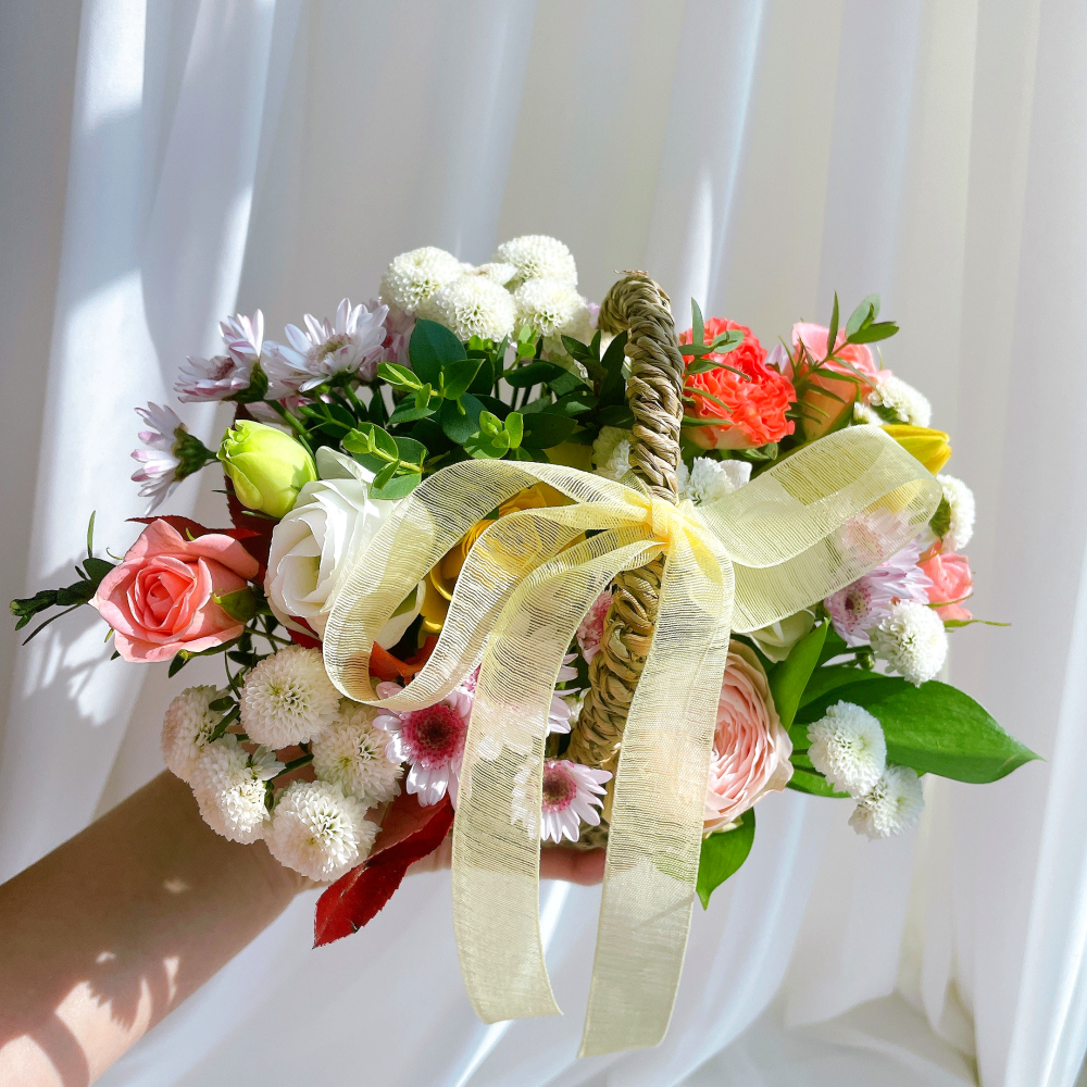 꽃바구니 센터피스 인테리어 생화 택배 싼곳 양재꽃시장 꽃선물