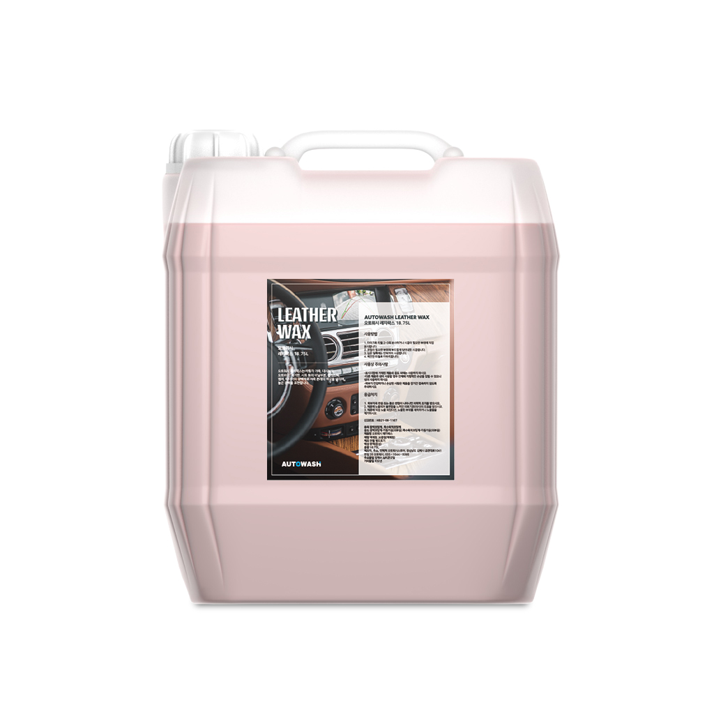 오토워시 레자왁스 18.75L 대용량 업소용 말통 다목적 광택 코팅제 자동차 시트 타이어 보호 - 메인 이미지