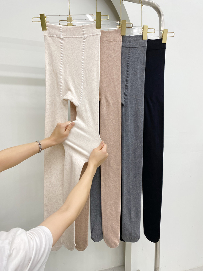 4color 쫀쫀한 고탄력 여성 겨울 기모 레깅스 스타킹 상세 이미지 1