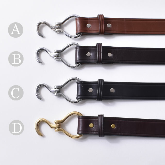ToryLeather 토리레더 브라이들 가죽 후크 픽 버클 벨트 1.25 후크 이미지 3