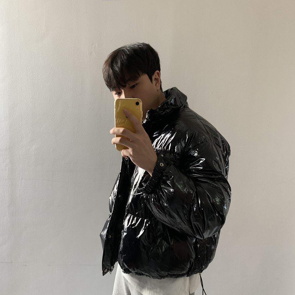 유광패딩 남자크롭패딩 이미지 4