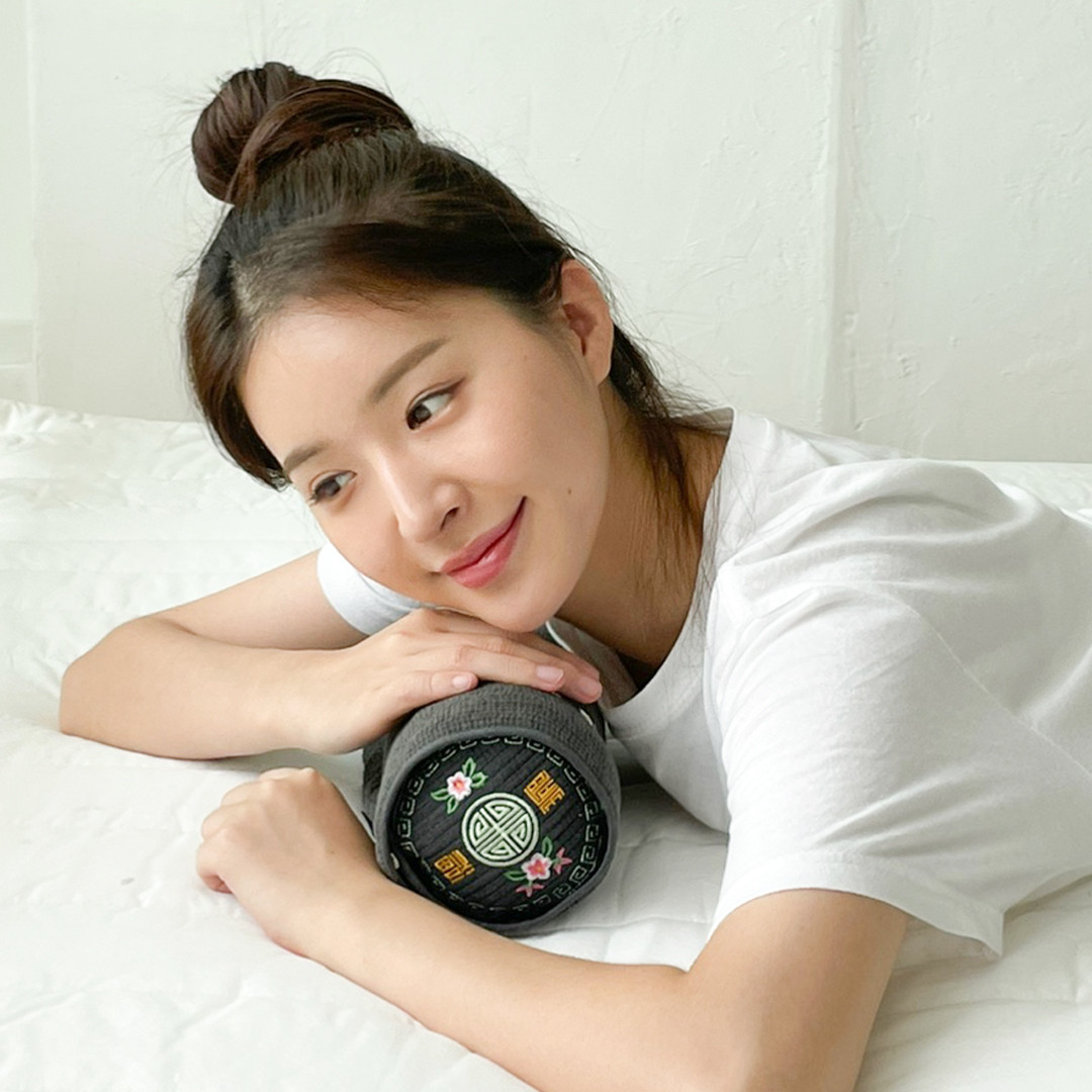 메밀 편백 경추베개 경추목 베개 목디스크 일자목 거북목베개 차콜 소 베고자니