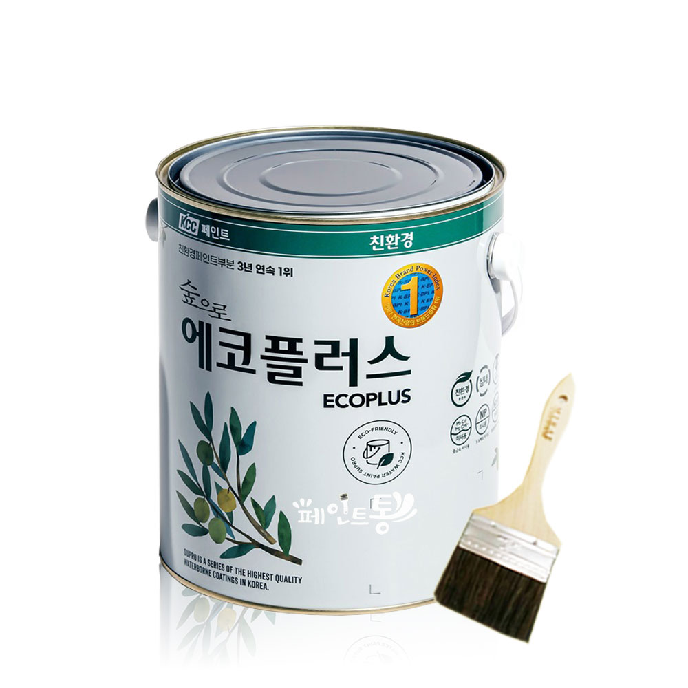 KCC 숲으로 에코플러스 수성페인트 3.78L 벽면 실내 인테리어용 - 메인 이미지