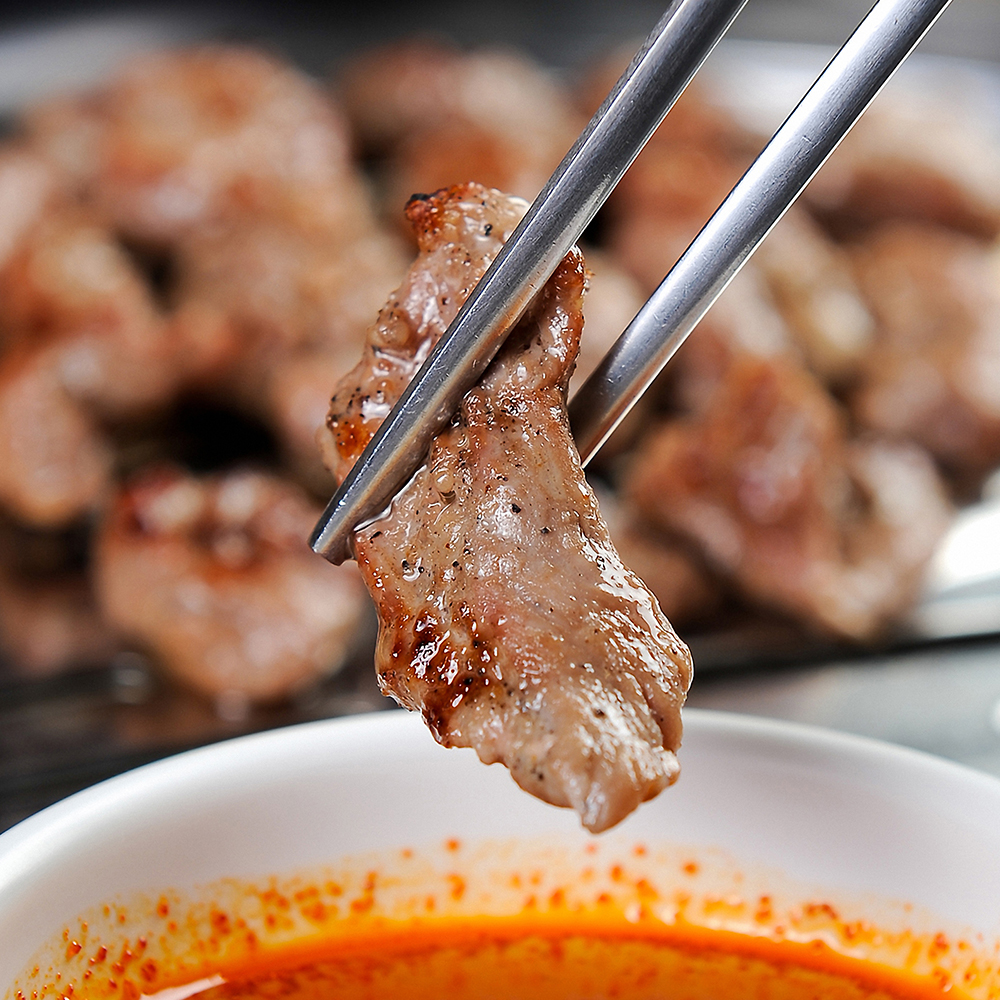 맛집대령 국내산 한돈 1등급 뒷고기 구이용 냉장 소분 진공포장 당일출고 - 메인 이미지