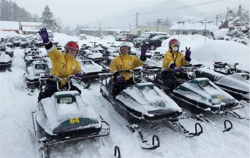 일본 홋카이도 삿포로 스노모빌 체험 60분 / 90분 코스 (삿포로 픽업 포함) 이미지 2