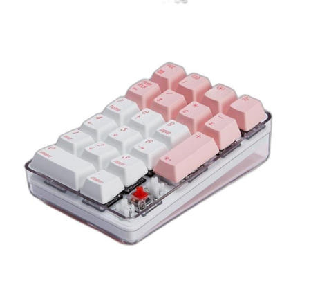 [해외]텐키키보드 적축 갈축 매크로 투명 키패드 미니 숫자 넘버패드