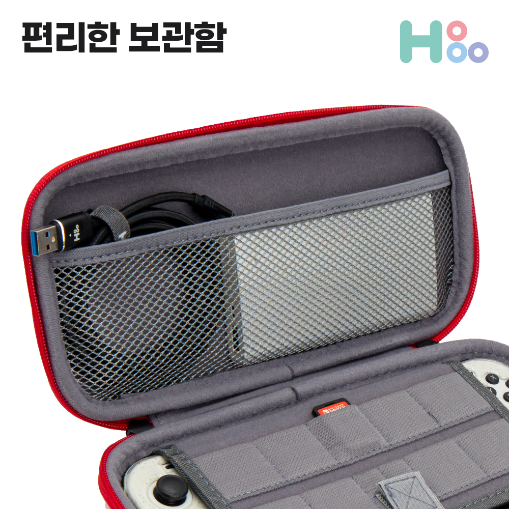 닌텐도 스위치 OLED 케이스 파우치 가방 칩케이스 커버 H5 - 상세 이미지 5