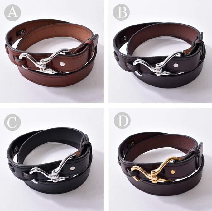 ToryLeather 토리레더 브라이들 가죽 후크 픽 버클 벨트 1.25 후크 이미지 2