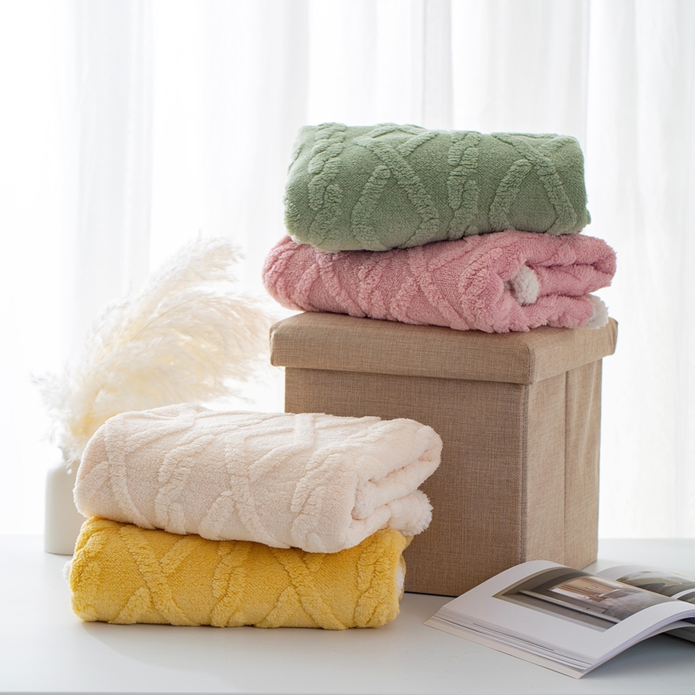 두꺼운 양털 무릎담요 70X100 겨울 캠핑 망토 담요 - 상세 이미지 2