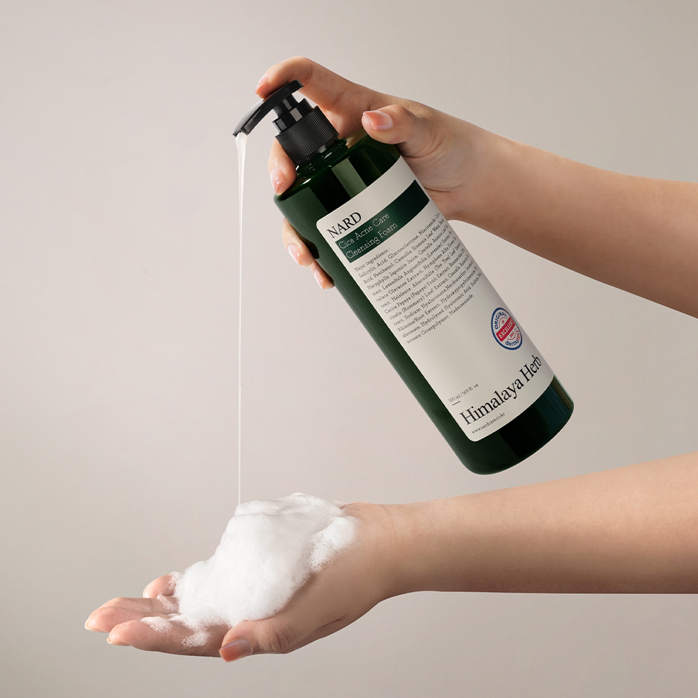 나드 시카 아크네 케어 폼클렌징 500ml - 상세 이미지 4