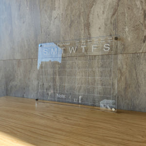 투명 붙이는 화이트보드 냉장고 자석 보드판 달력 메모 미니 칠판 아크릴 ... 실사용 후기 | 효과 있을까? - 상품 이미지 3