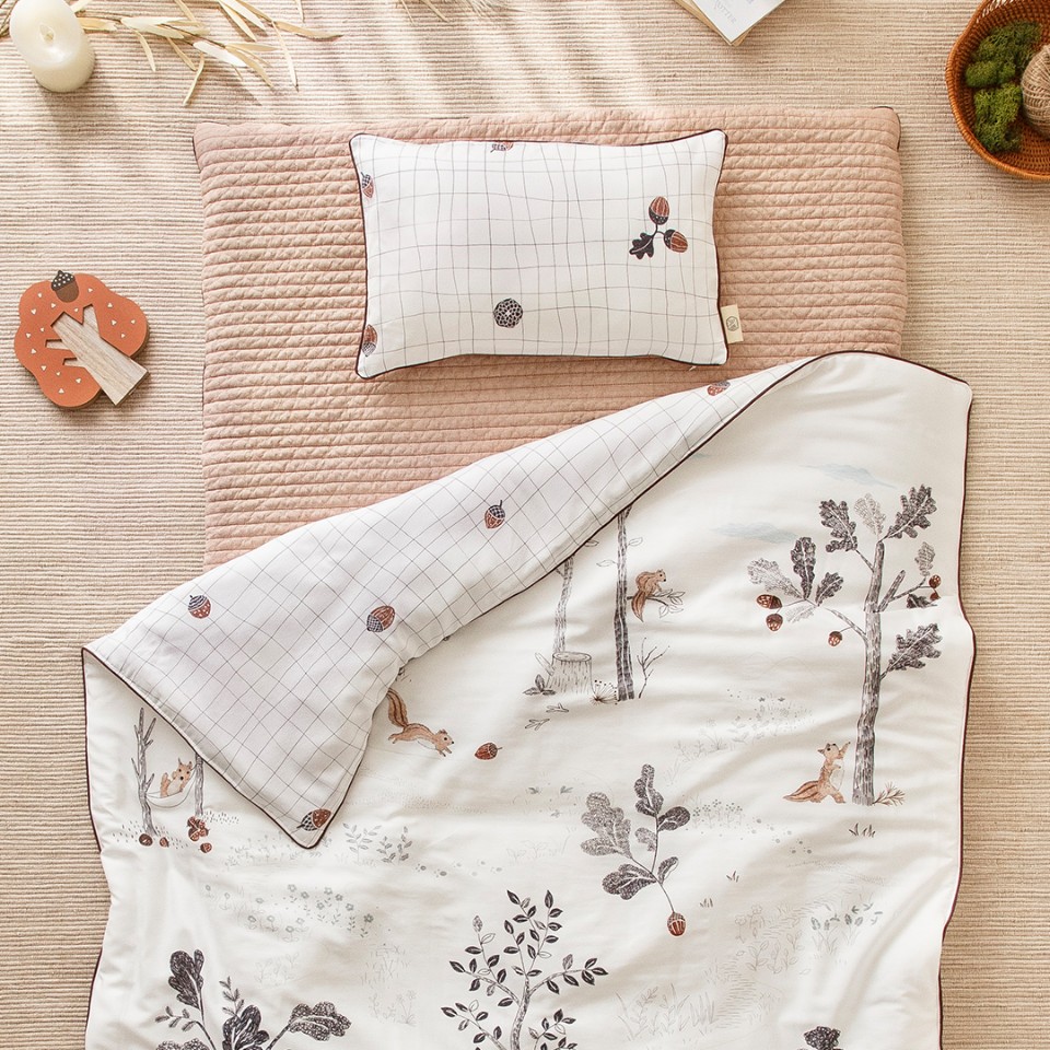 엘레나하임 자장자장 모달 낮잠이불세트 (패드+이불+베개+이불가방) 9type