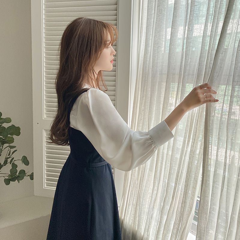 클린 링클프리 라운드넥 블라우스 bs5842 - 상세 이미지 5