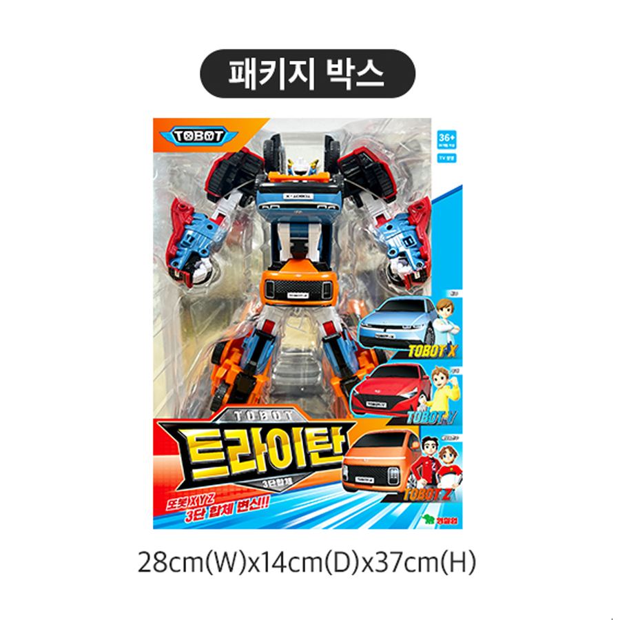 또봇 트라이탄 XYZ X Y Z 스타리아 아이오닉5 아반떼 자동차 로봇 장난감 스티커 세트 - 상세 이미지 5