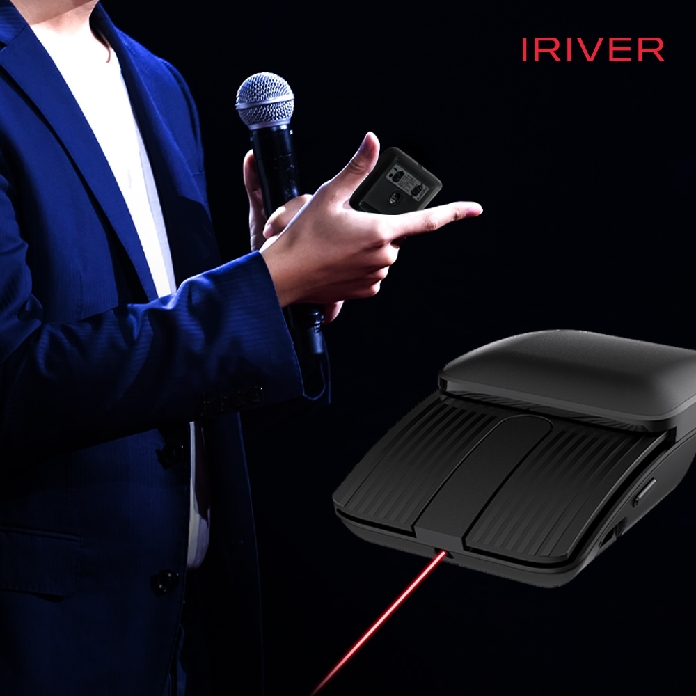 아이리버 초경량 무소음 멀티페어링 블루투스 프리젠터 겸용 무선마우스 POKET mini