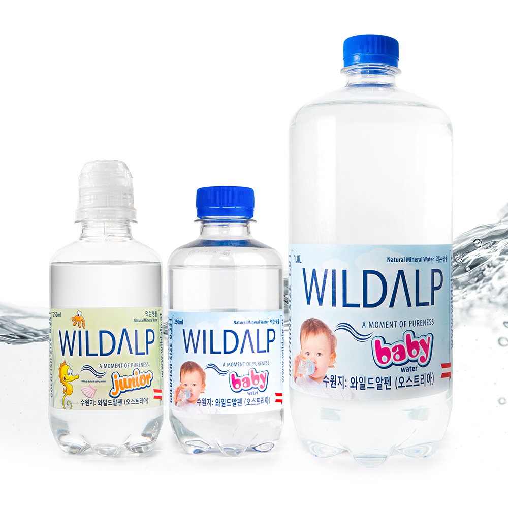 와일드알프 베이비워터 250ml 24개 유아 분유 생수 알프스 미네랄워터 - 상세 이미지 2