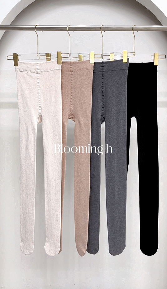 4color 쫀쫀한 고탄력 여성 겨울 기모 레깅스 스타킹 상세 이미지 10