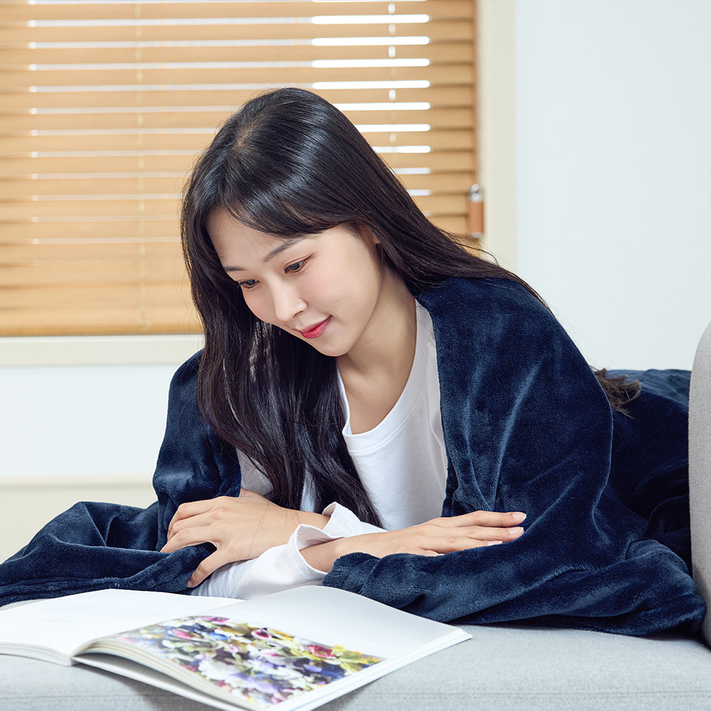 오아 포그밍 전기 온열 담요 사무실 캠핑 차박용 휴대용 여행용 극세사 무릎 이불 물세탁