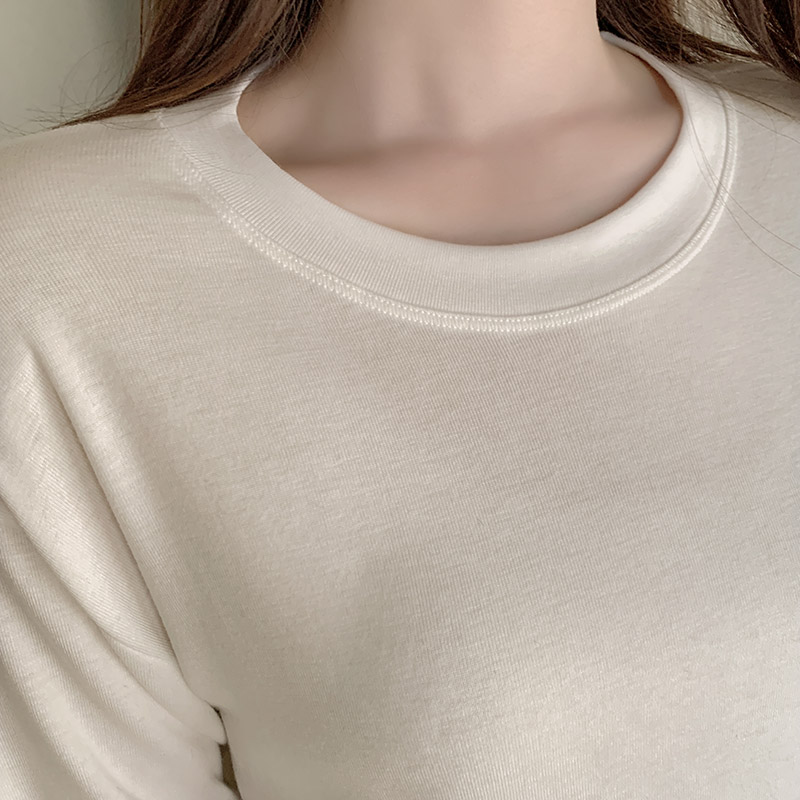 메이닝 찰랑쫀쫀 여리핏 베이직 긴팔 티셔츠 ts2952 - 상세 이미지 5