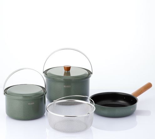 벨락 컬러9 L 코펠 캠핑 반합 세트 스텐 백패킹 미스티그레이