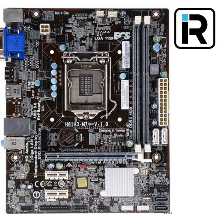 ECS [중고]H81H3-M7 3 소캣 1150 4세대 하스웰 ECS 메인보드