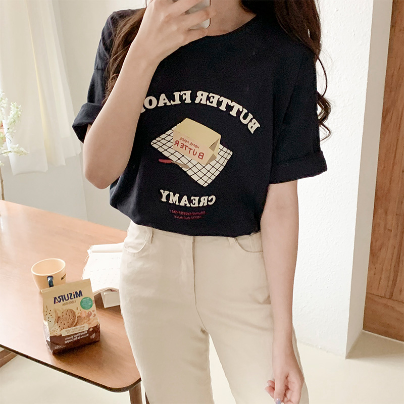 프린팅 루즈핏 반팔 티셔츠 ts2563 이미지 3