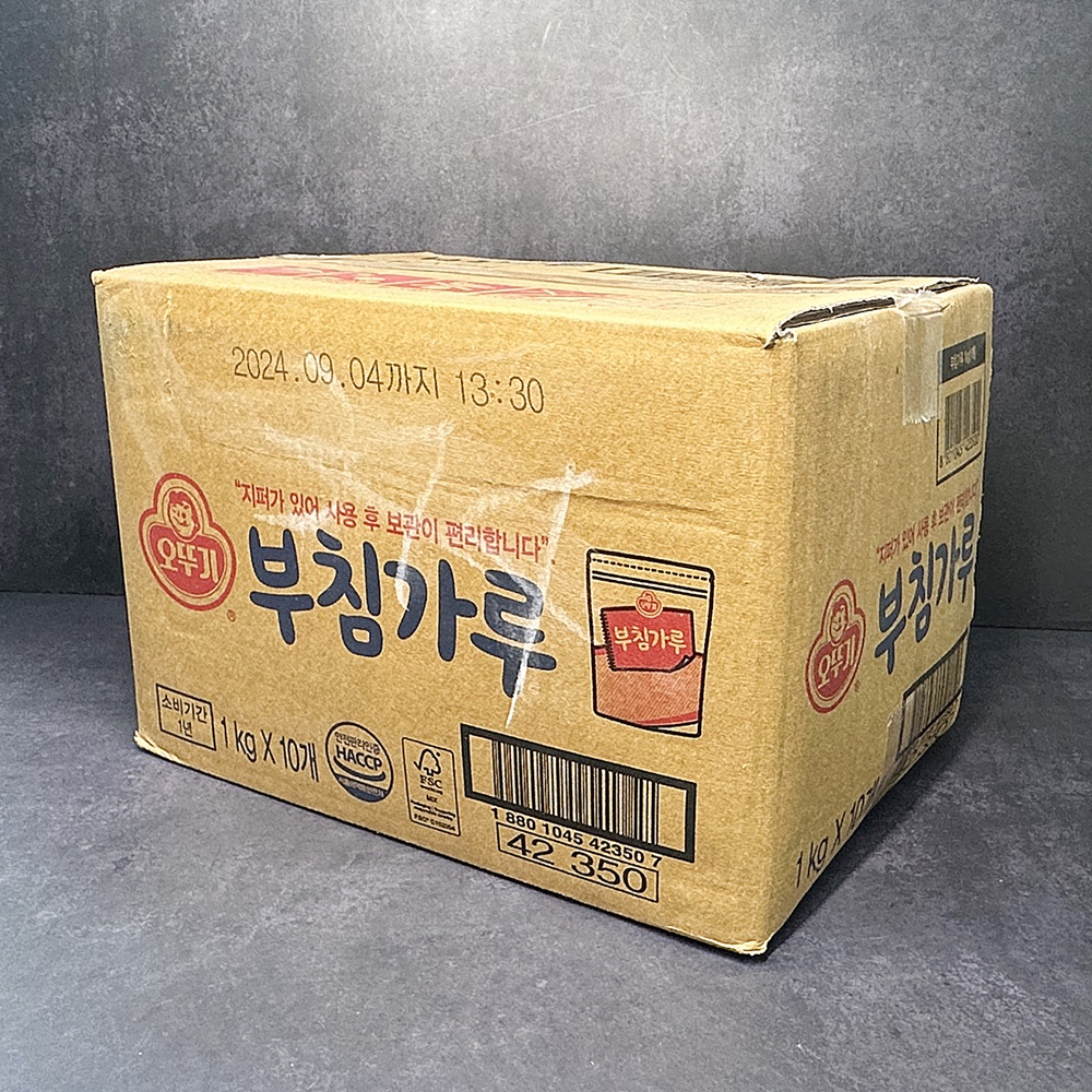 오뚜기 부침가루 업소용 1kg, 10개 - 상세 이미지 3