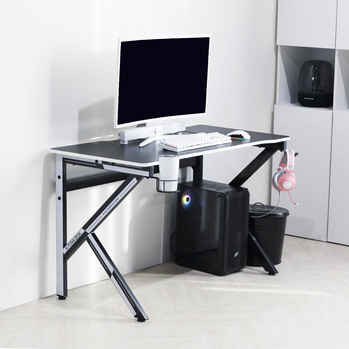 일루일루 타이탄 게이밍책상 컴퓨터책상 1200mm 2Type - 상세 이미지 5