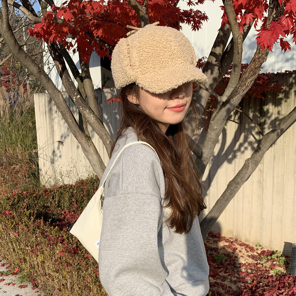 겨울 방한모자 양털 트루퍼햇 귀마개 털모자 귀도리햇 군밤모자 장수 이어머프 캡 방한모 - 상세 이미지 5