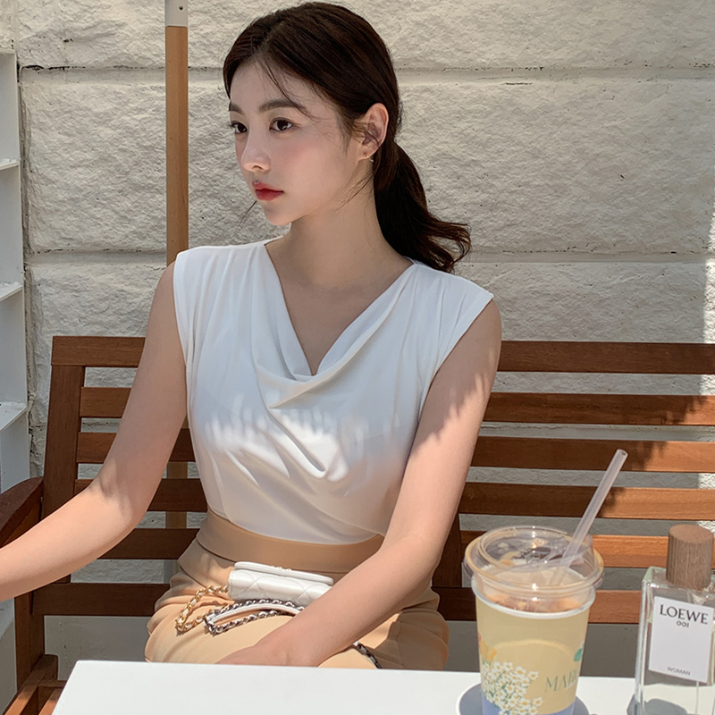 자연스러운 카울넥 디자인으로 데일리하게 즐기기 좋은 슬리브리스 ts2098 - 상세 이미지 5