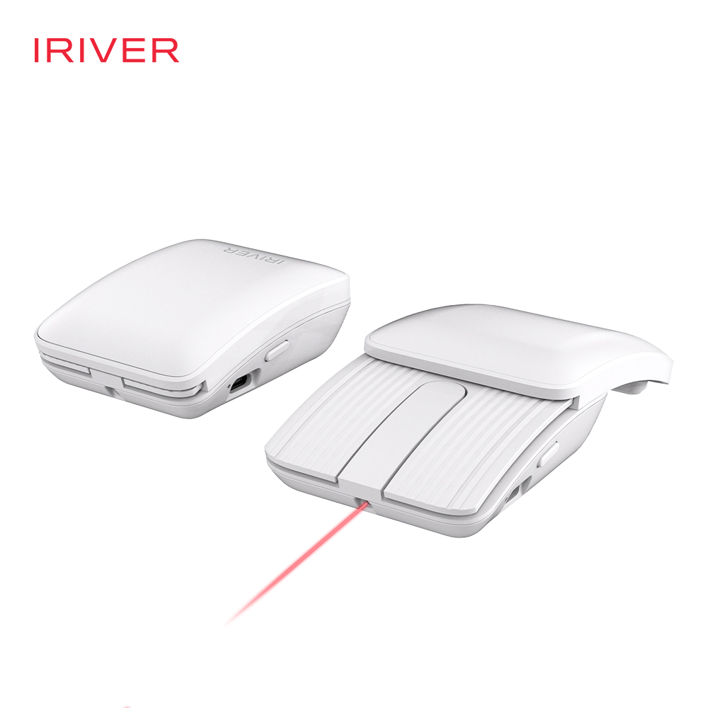 아이리버 초경량 무소음 멀티페어링 블루투스 프리젠터 겸용 무선마우스 POKET mini 화이트