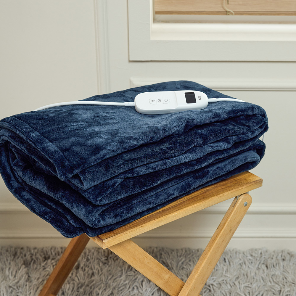오아 포그밍 전기 온열 담요 사무실 캠핑 차박용 휴대용 여행용 극세사 무릎 이불 물세탁