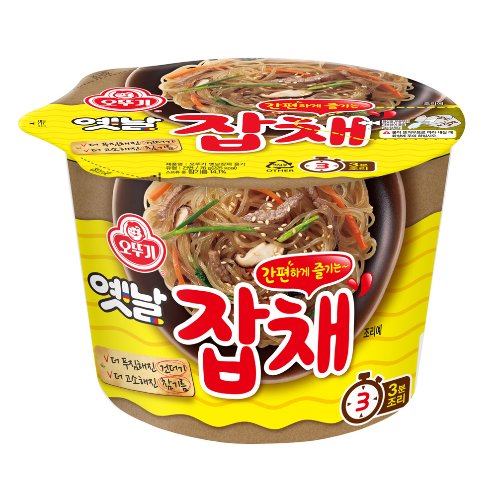 오뚜기 옛날잡채 큰컵라면 76g, 1개 - 상품 이미지