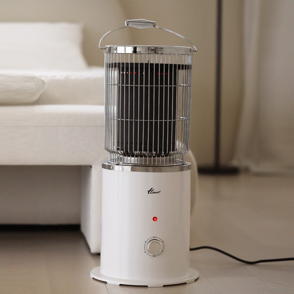 가정용 전기히터 오방난로 원형 사무실 그래핀소재