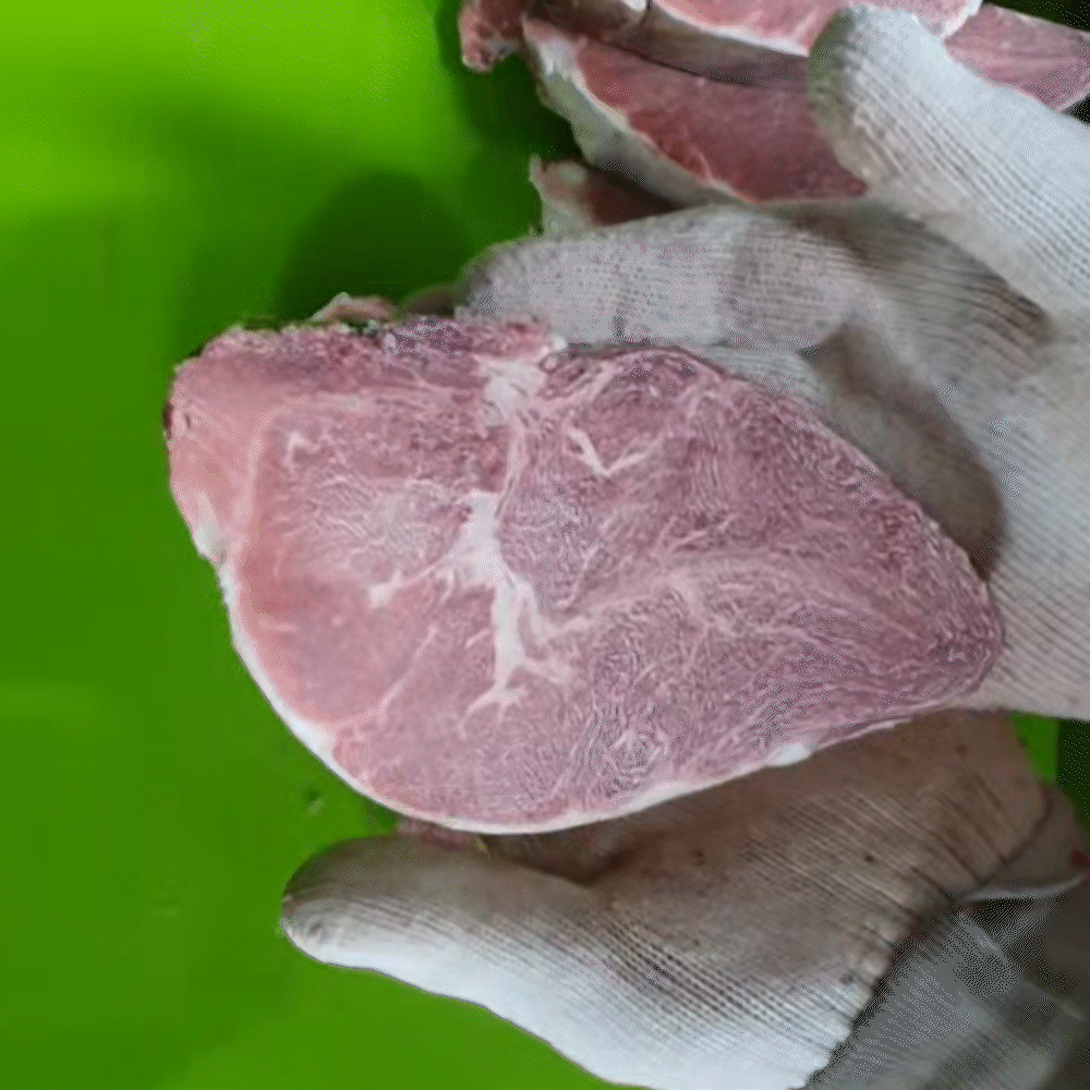 (새벽배송)바라던 부채살 1kg 대용량 2cm 스테이크 수입소고기도매 소고기