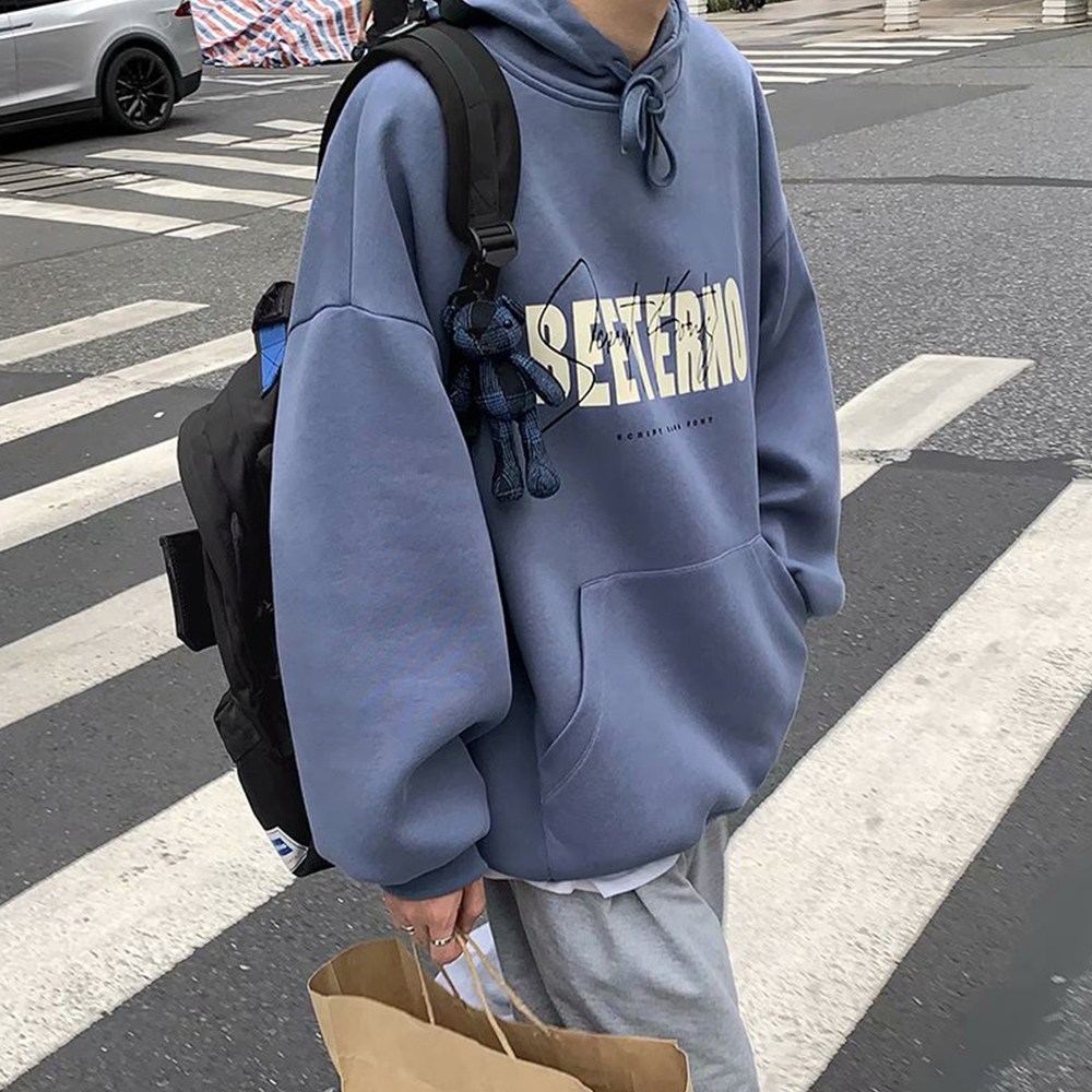 1+1 남자기모후드티 어깨넓어보이는옷 - 상세 이미지 3