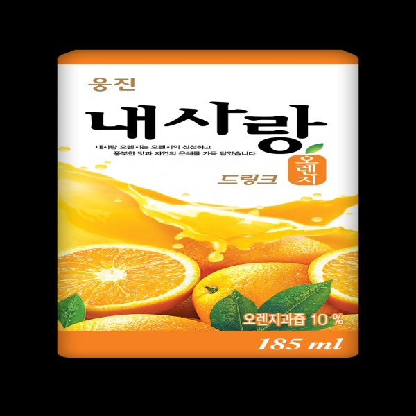 자연은 내사랑 오렌지 웅진식품 실온 185mlx24EA : 식재온