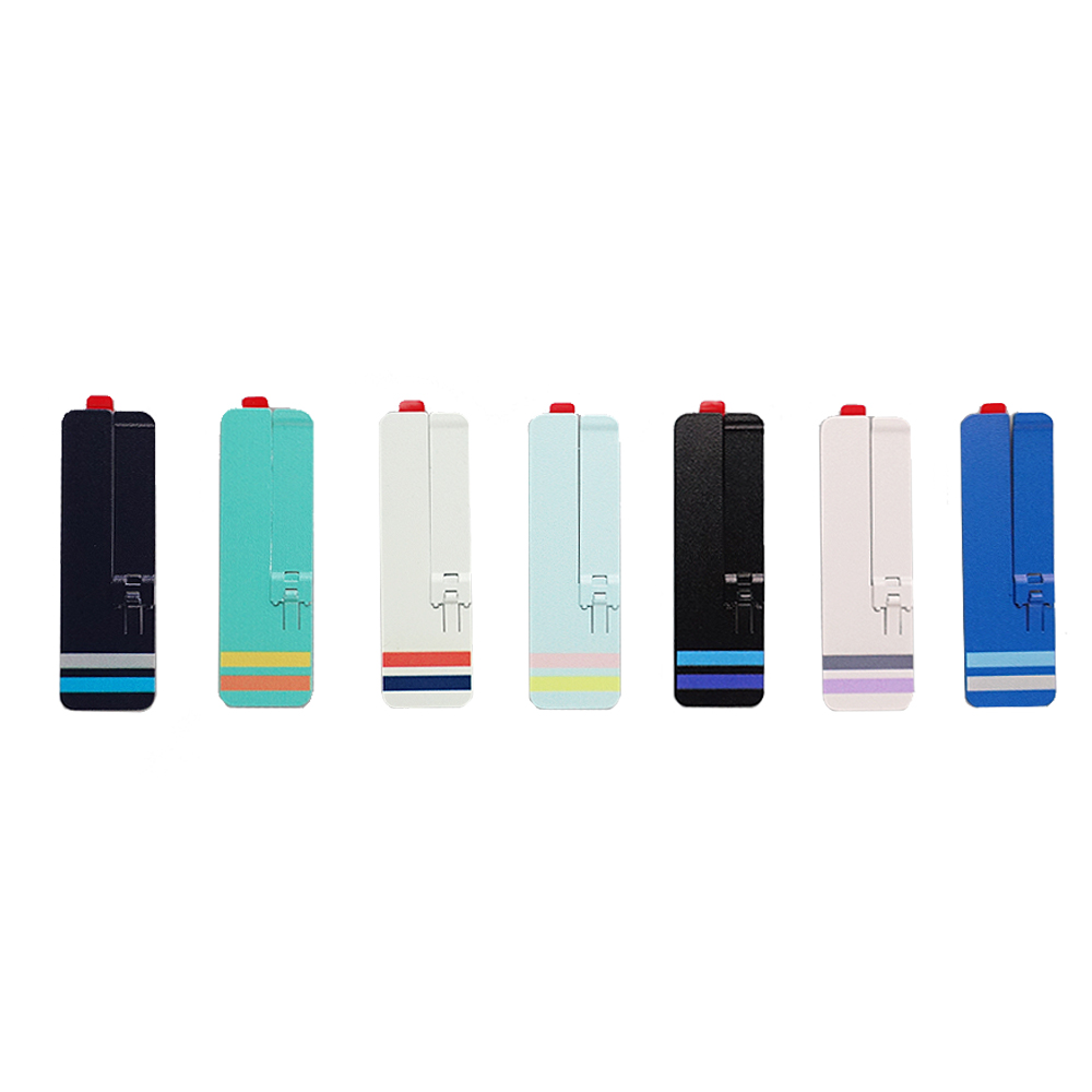 7color 초박형 휴대용 미니 부착형 스마트폰 받침대 스탠드 킥스탠드 SEUDA - 상세 이미지 2