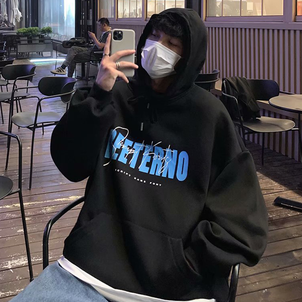 1+1 남자기모후드티 어깨넓어보이는옷 - 상세 이미지 2