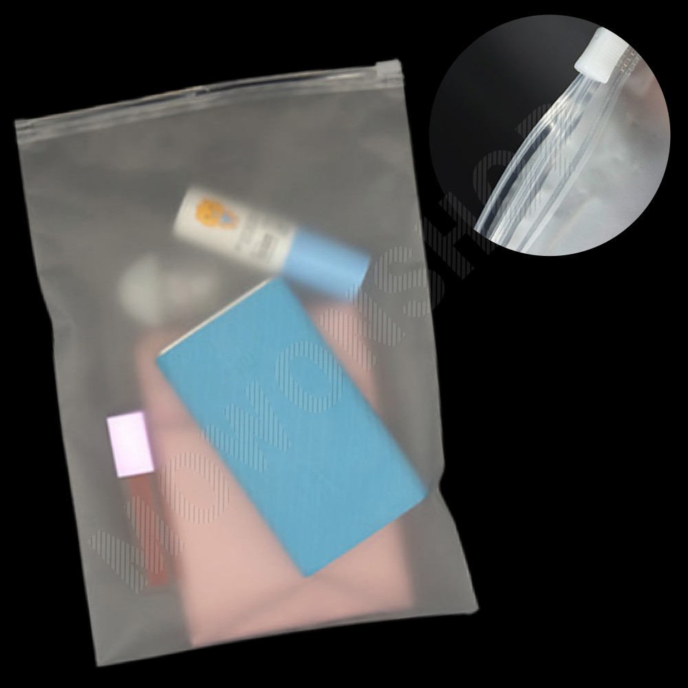 불투명지퍼백 다회용 기본 슬라이딩 반투명 지퍼백 40x50
