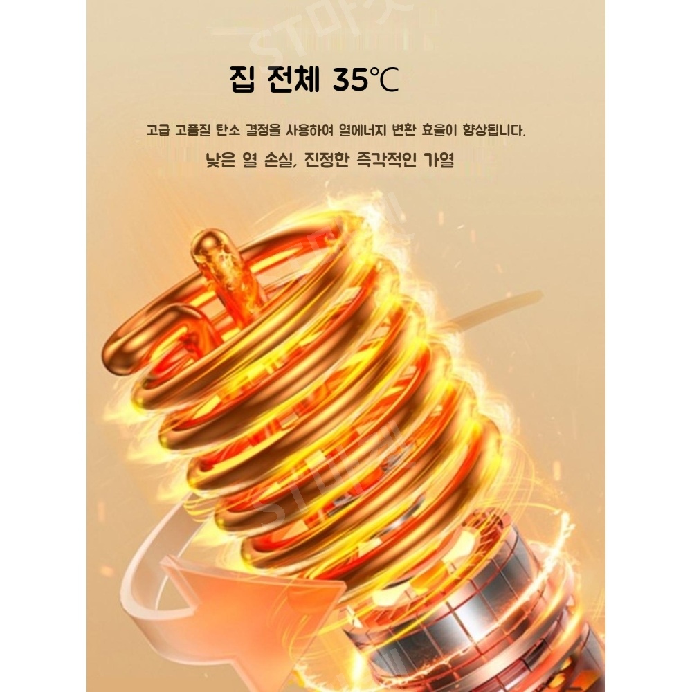 가정용 전기히터 사무실 미니 스토브 난로 난방기 이미지 3