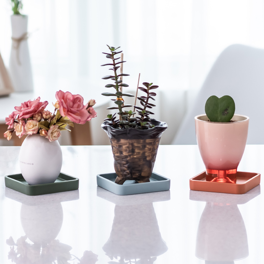 국산 플라이토 실리콘 큐브 컵받침 10.5cm - 상세 이미지 3