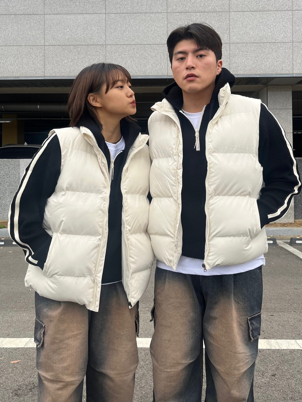 패딩조끼 커플패딩조끼 웰론베스트 - 상세 이미지 4