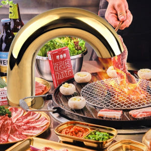코브라후드 테이블 상향식 스테인레스 상업용 연기흡입 갈비집 환기 고기구이... 개봉기 | 실사용 후기 - 상품 이미지 2