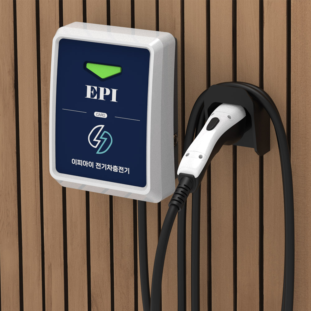 EPI 전기차충전기 가정용 완속 국산 EV Charger 7kW 세로형 5M 설치 미포함