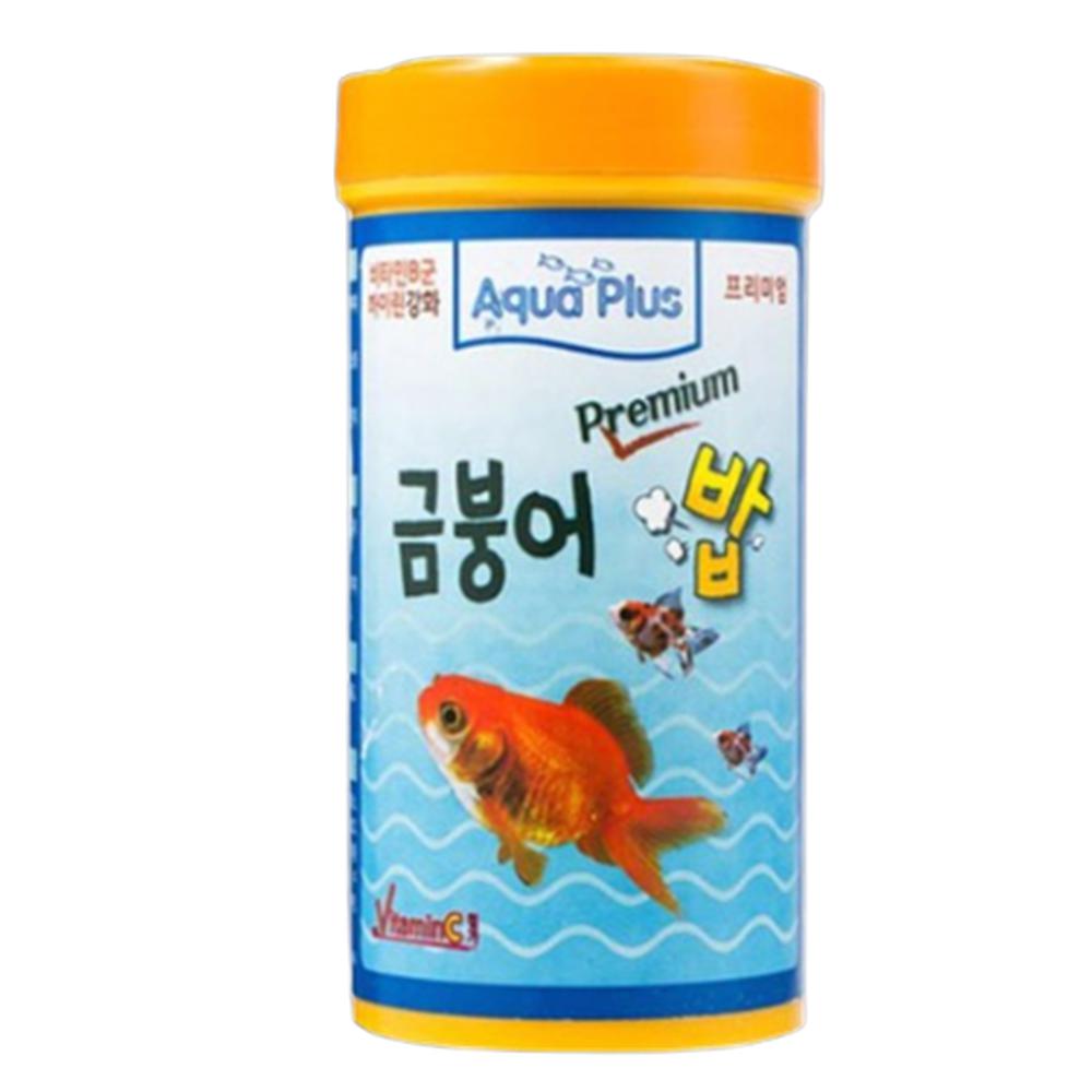 스피루리나 금붕어 먹이 무색소 비타민C 미립자 사료 잘뜨는 발색 관상어밥 용기포장 300g