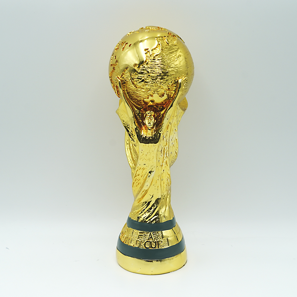 공간녹백 축구 트로피 카타르 발롱도르 우승컵 모형 27CM 이미지 2