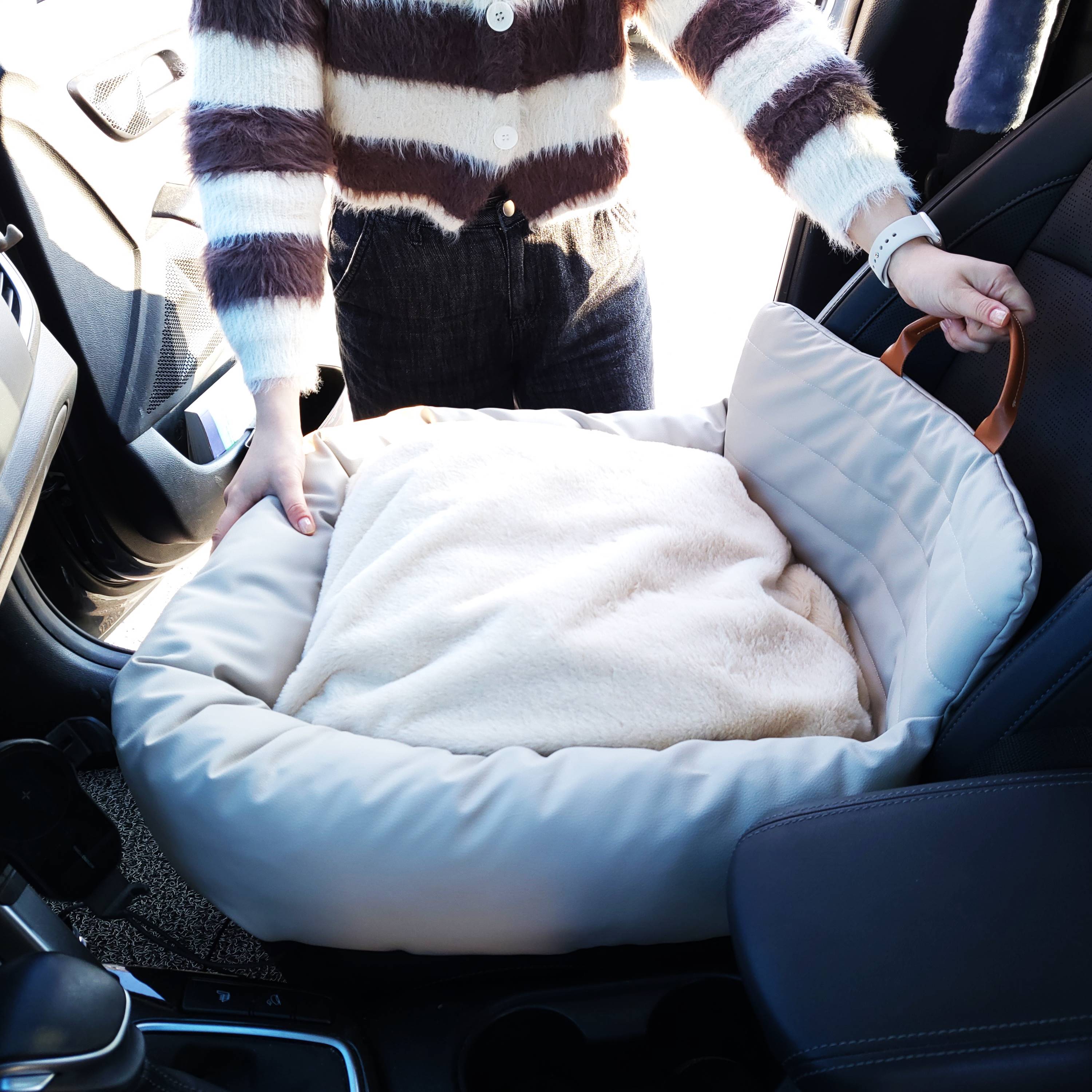 자동차 차량용 반려견 애견 강아지 카시트 뒷자석 조수석 시트