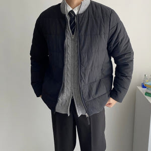남자경량패딩 남자얇은패딩 남성퀄팅점퍼 깔깔이 착용 후기 | 사이즈/핏 총정리 - 상품 이미지 1