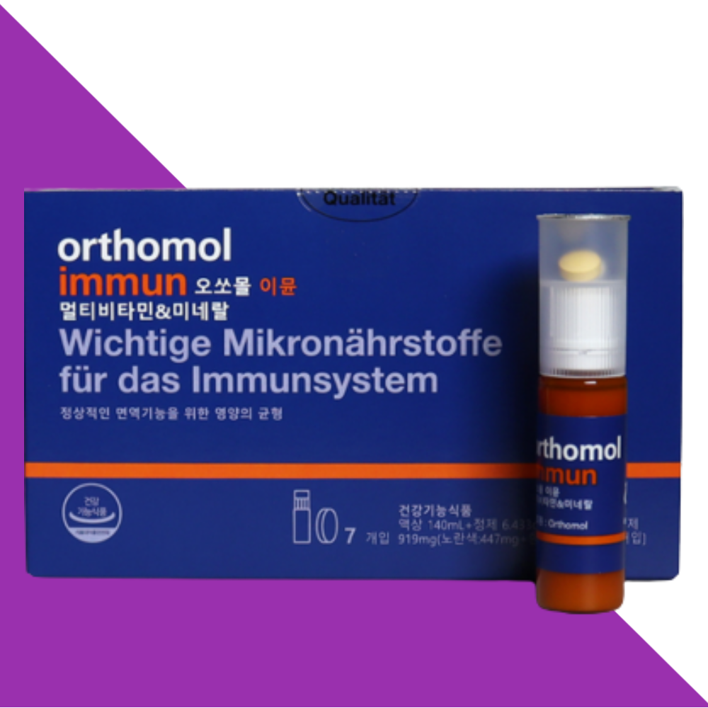 동아제약 오쏘몰 이뮨 멀티비타민 Orthomol 7개입X1개 - 메인 이미지
